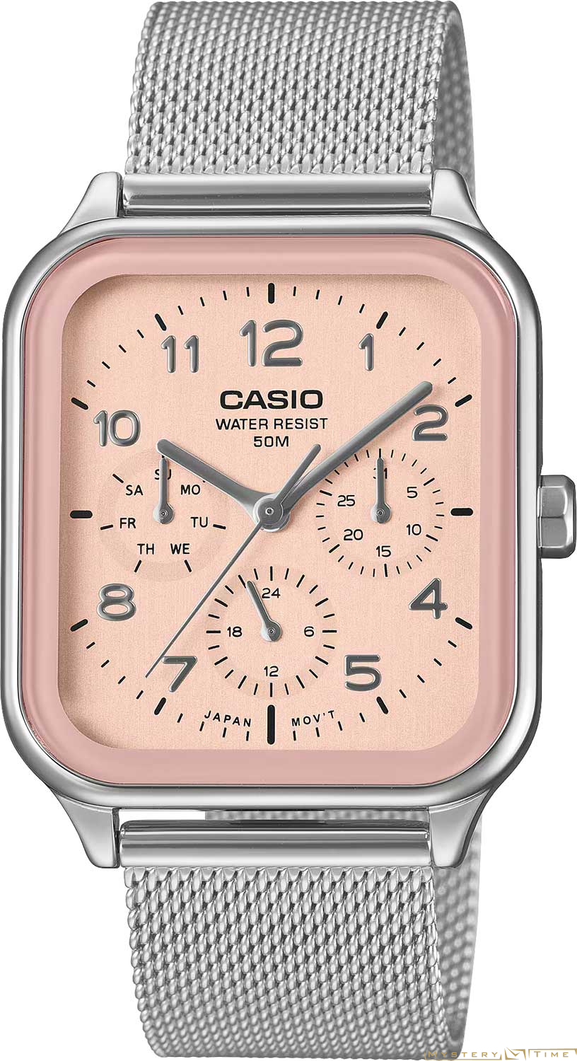 Часы японские наручные мужские кварцевые на браслете Casio MTP-M306M-4A