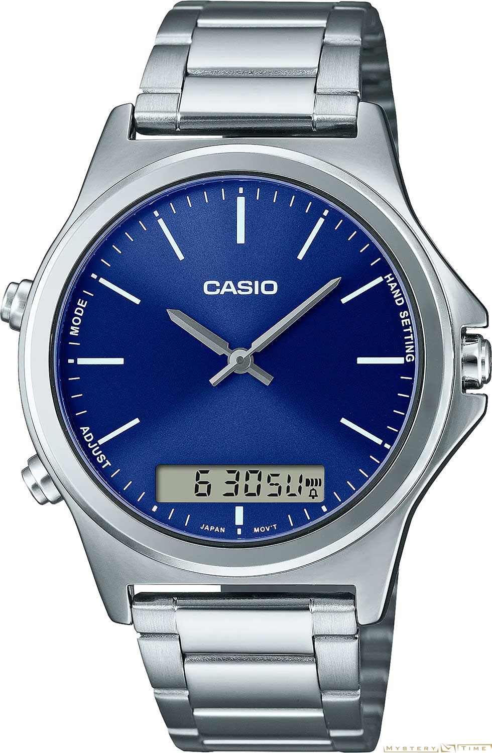 Часы японские наручные мужские кварцевые на браслете Casio MTP-VC01D-2E